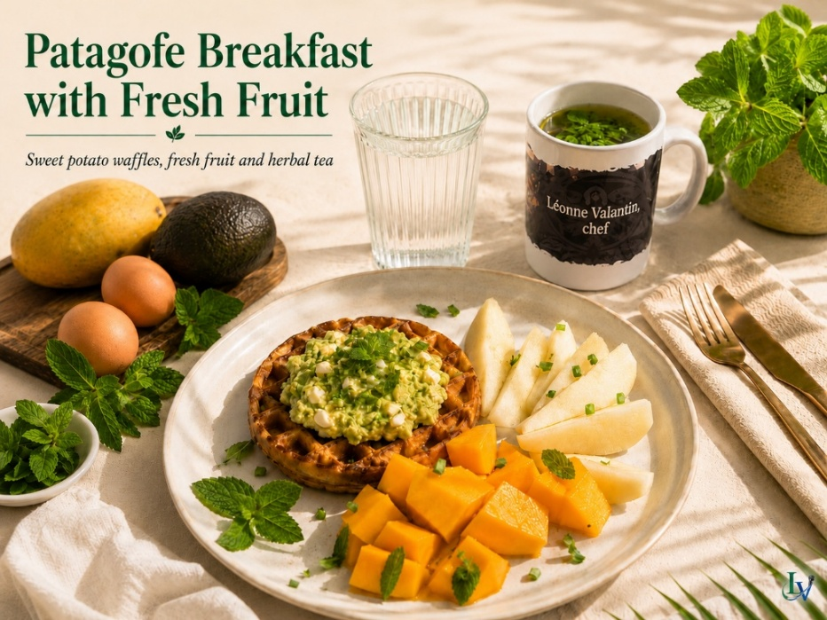 Petit déjeuner « Patagofe » aux fruits